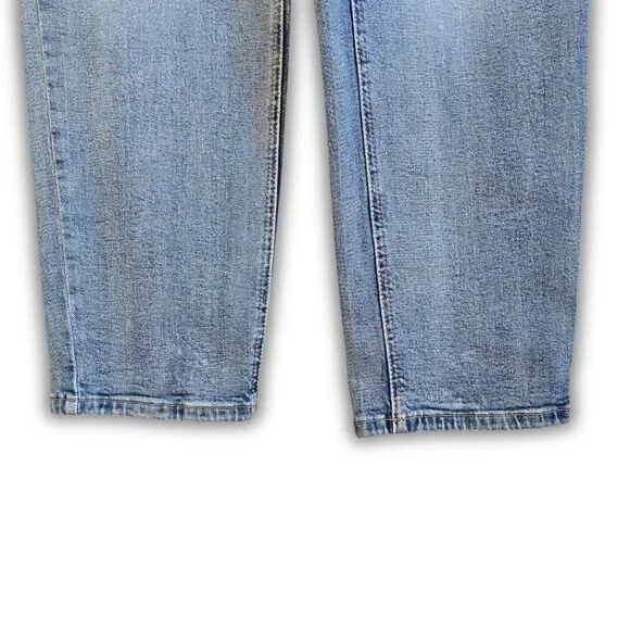 Women's Size 14 R High-Rise Straight Leg Distressed Jean by Edgely - Picture 6 of 6